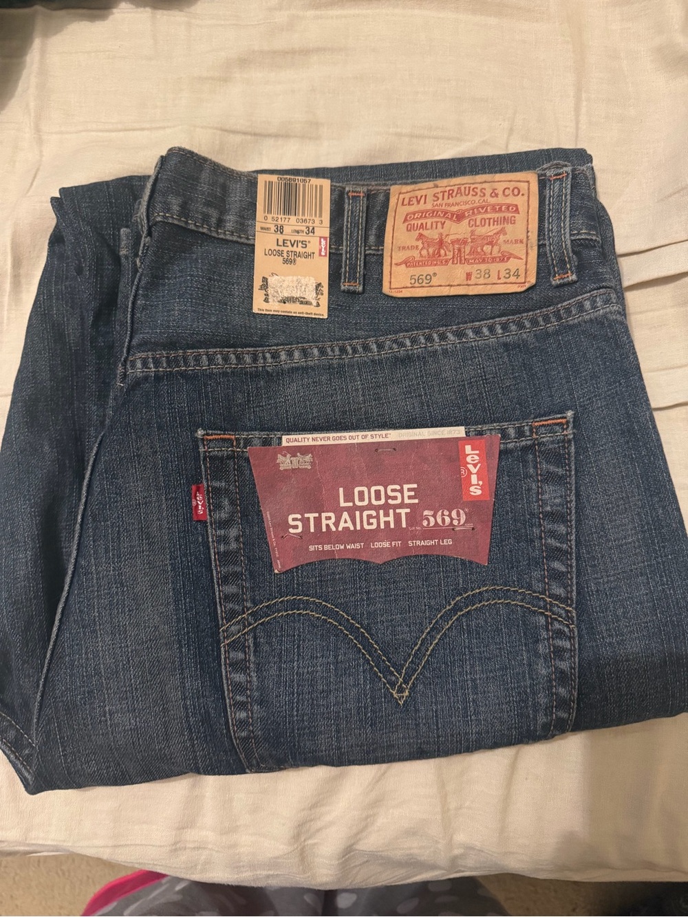 Levi's Loose Straight 569 Jeans - Dark Blue